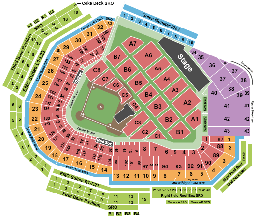 Tully Tavern Fenway Seating Chart